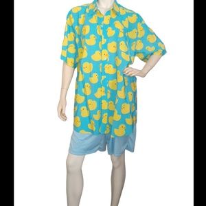 Unisex Duck Button down Shirt